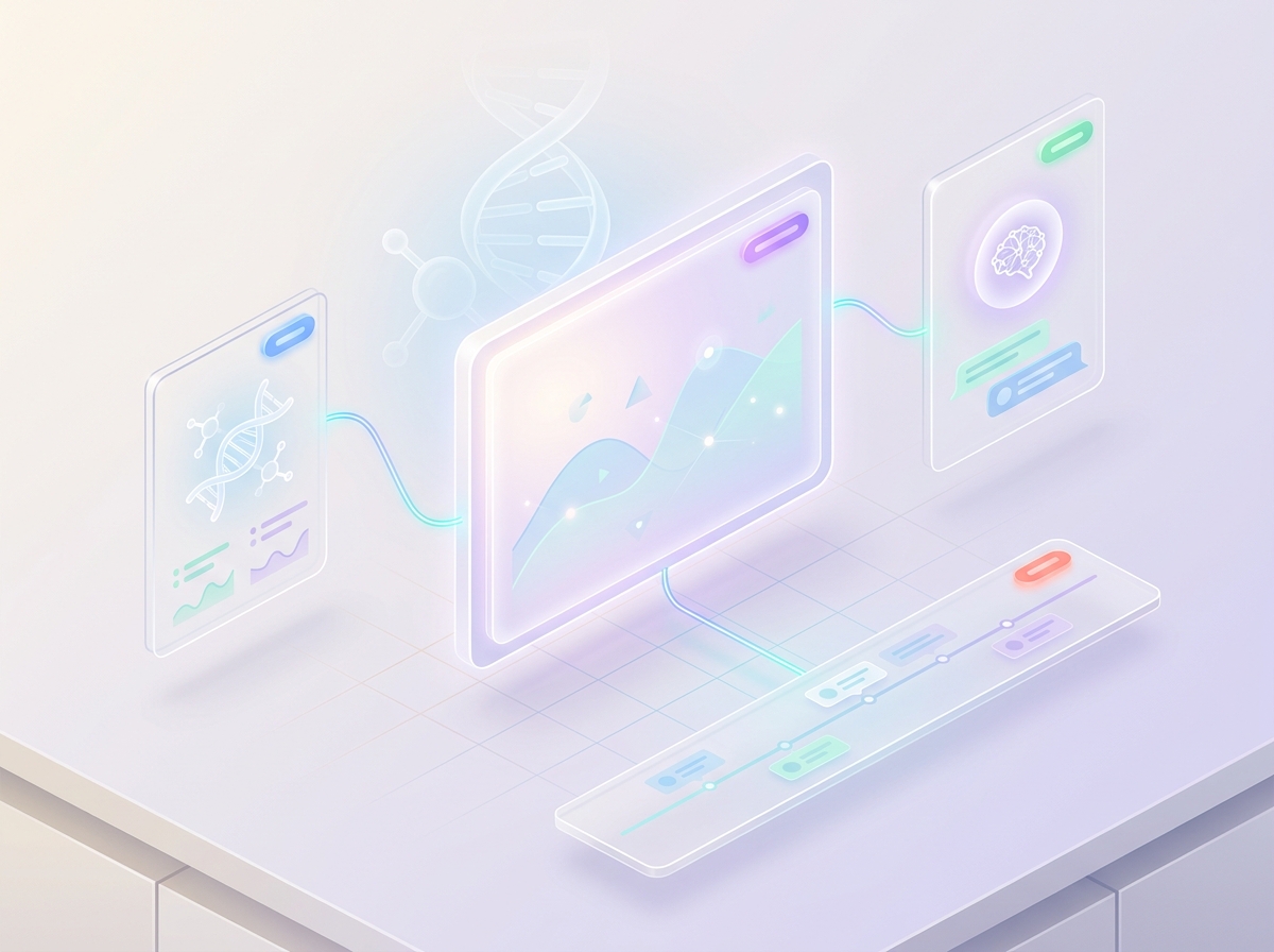 HelixOS audit and orchestration concept visual